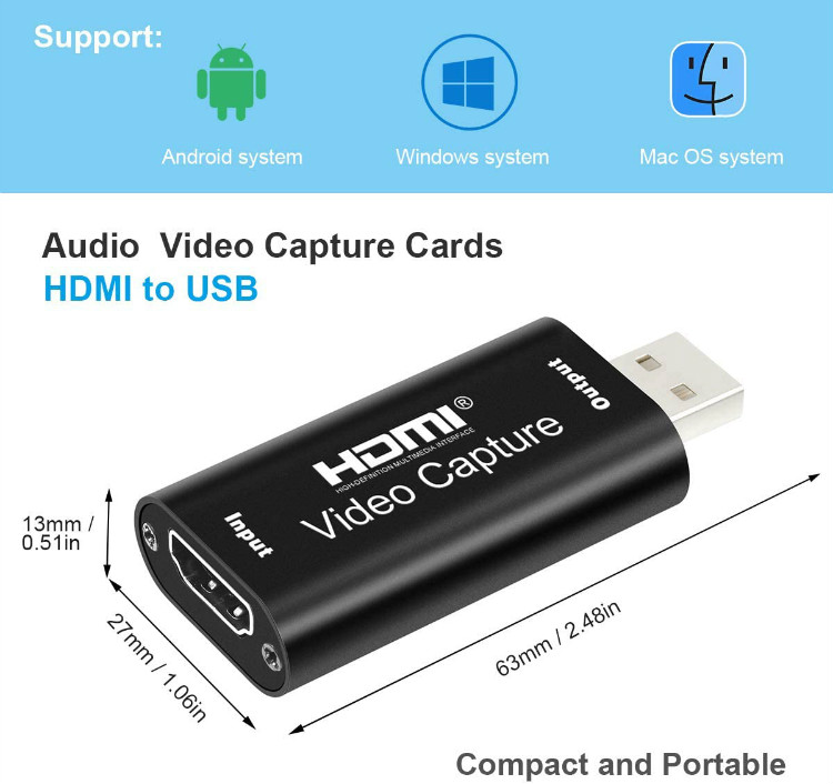 USB 2.0 Video Capture Card